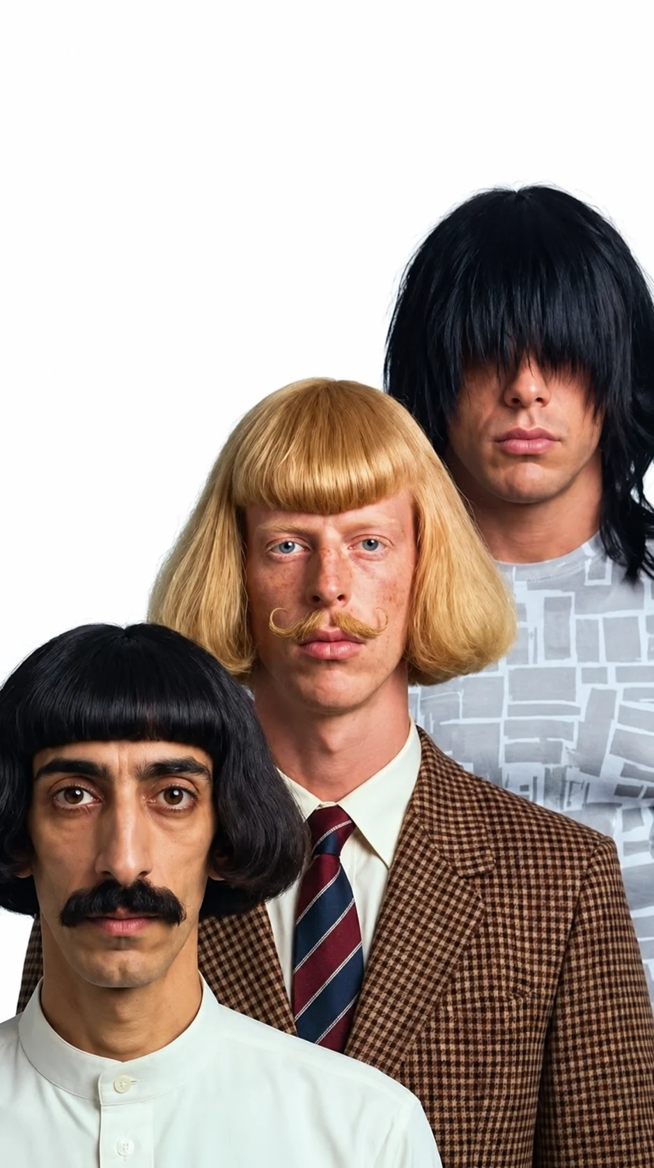 Three distinctive AI influencer faces